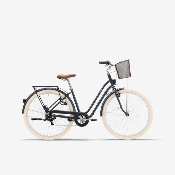 Bicicletă de oraș 520 cadru jos Albastru închis