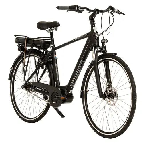 Bicicleta Electrica Corwin 28329, roti 28 Inch, cadru XL, viteza maxima 25 km/h, motor 250 W, Negru