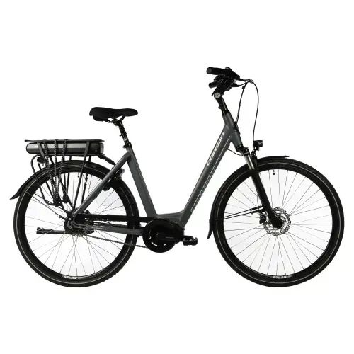 Bicicleta electrica Corwin 28428, roti 28 inch, cadru M, viteza maxima25 km/h, motor 250 W, Albastru