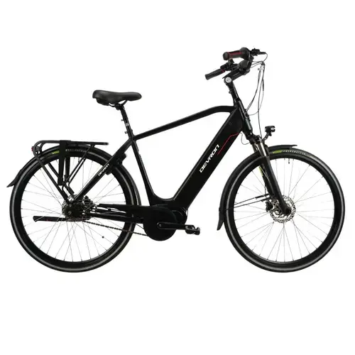 Bicicleta Electrica Devron 28427, roti 28 Inch, cadru L, viteza maxima25 km/h, motor 250 W, Negru