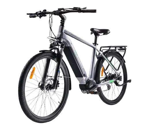 Bicicleta electrica MS ENERGY eBike C101, roti 27.5inch, autonomie maxima 130 km, motor 250W 80Nm, baterie LG 36V/14Ah (Negru/Gri)