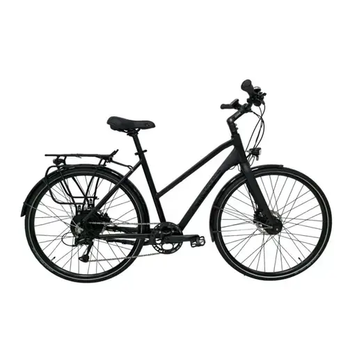 Bicicleta electrica Prophete 52581, roti 28 inch, cadru L, viteza maxima 25 km/h, motor 250 W, Negru