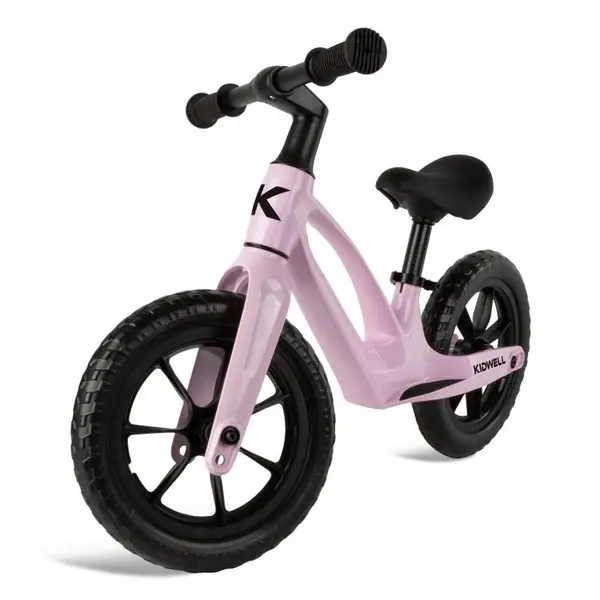 Bicicleta fara pedale, cadru magneziu, roti EVA, Kidwell Vito Roz