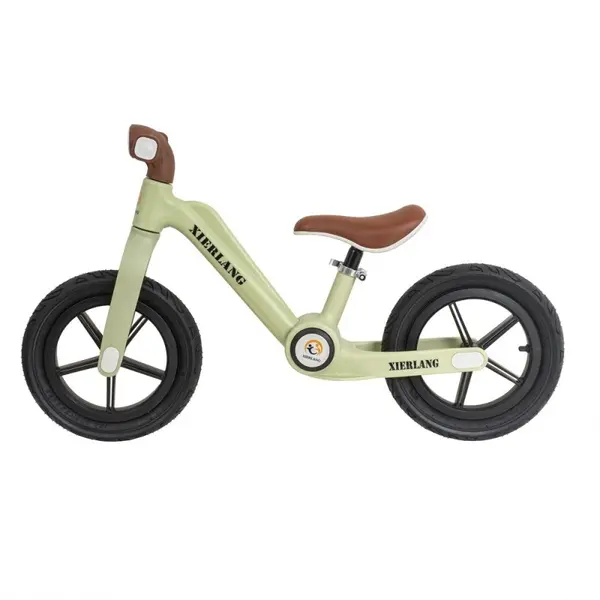 Bicicleta fara Pedale, Pliabila, Verde, de la 3 Ani