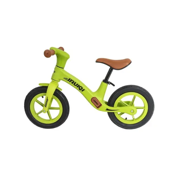 Bicicleta fara Pedale, Verde, de la 3 Ani