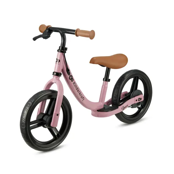 Bicicleta Kinderkraft Space, fara pedale, echilibru, roz KID925339, la doar 314,00 lei