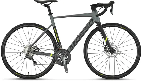 Bicicleta Mosso cursiera Cavalier Claris, roata 28 , 16 viteze, cadru 580mm din aluminiu, gri ,frana disc