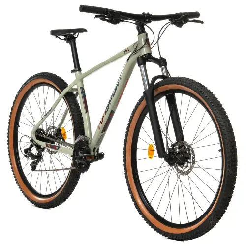 Bicicleta Mtb Afisport M3 2025, roti 29 inch, cadru M, 24 viteze, Gri