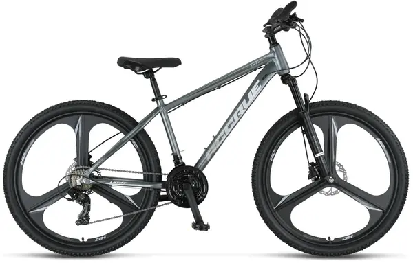 Bicicleta MTB Umit Accrue, cadru 20 , gri alb, roata 29 , cadru aluminiu, frana disc hidraulic, 2026