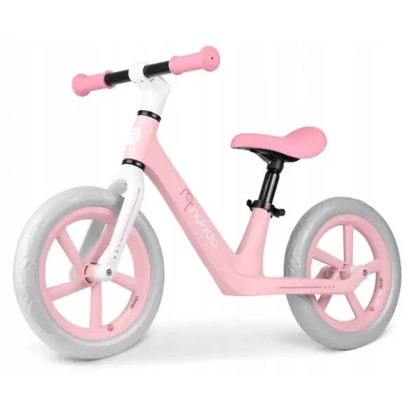 Bicicleta Nukido Light Flee, echilibru, fara pedale, roti EVA, roz KID623050, la doar 317,00 lei