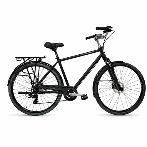 Bicicleta Oras Kieler 1918, roti 28 inch, cadru M 500 mm, 7 Viteze, Negru