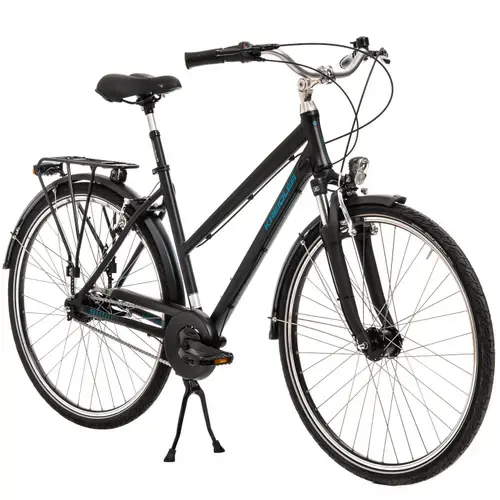 Bicicleta Oras Kreidler 1280, roti 28 inch, cadru L, 7 viteze, Negru