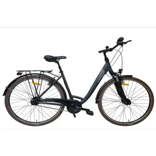 Bicicleta Oras Kreidler 1284, roti 28 inch, cadru M, 8 viteze, Frane V-Brake, Negru