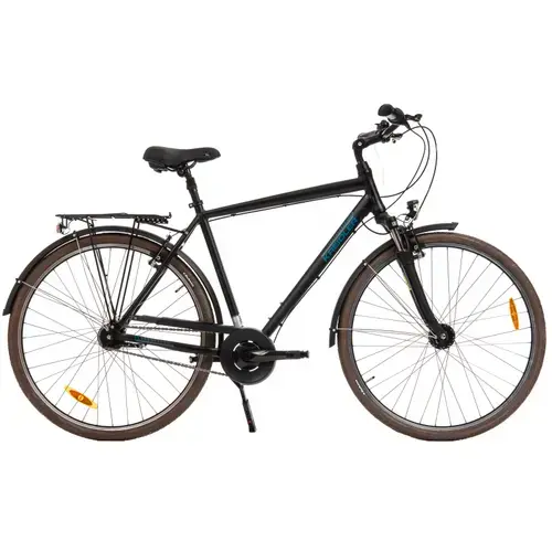Bicicleta Oras Kreidler 1285, cadru XL 600 mm, roti 28 inch , 7 viteze, Frane V-Brake, Negru