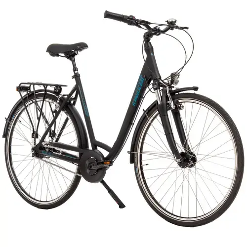 Bicicleta Oras Kreidler 1286, roti 28 inch, cadru S, 7 viteze, Negru