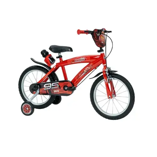 Bicicleta pentru copii Huffy Disney Cars, roti 16 inch, Rosu