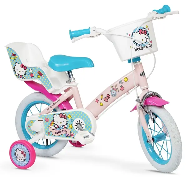 Bicicletă pentru copii Toimsa - Hello Kitty, 12'', roz
