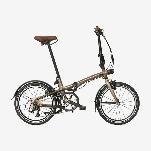 Bicicletă pliabilă FOLD 560 Aluminiu brut lăcuit