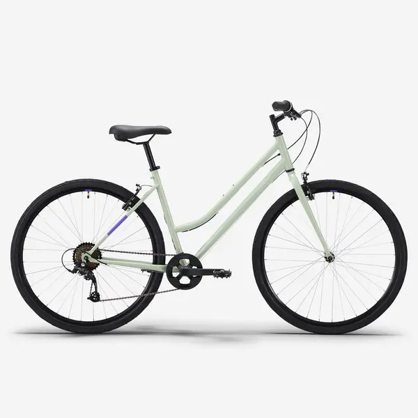 Bicicletă polivalentă cadru jos EXPL 50 Verde