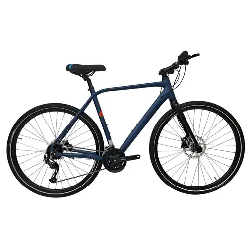 Bicicleta Sosea Graveler Man, roti 28 inch, 24 viteze, cadru L aluminiu, Albastru/Negru