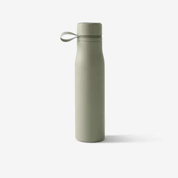 Bidon Fitness Cardio Aluminiu 750 ML Kaki