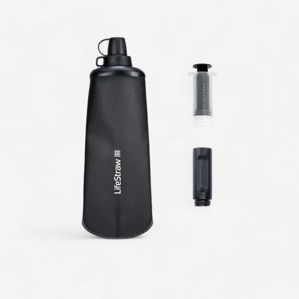 Bidon Flexibil cu Filtru Trekking Lifestraw 1L