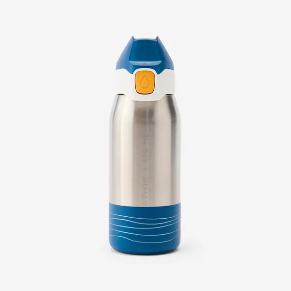 Bidon inox ciclism Albastru 350ml Copii 3-6 ani