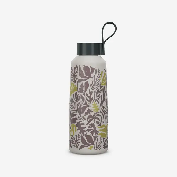 Bidon inox cu capac cu filet Drumeție 100 1L Flower