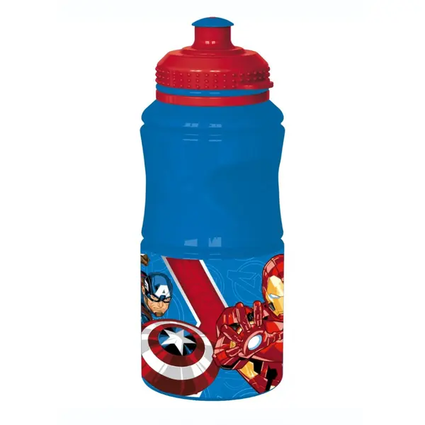 Bidon sport din plastic, Stor, Avengers, 380 ml