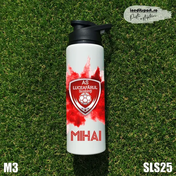 Bidon sport personalizat Luceafarul Scobinti SLS25 M3