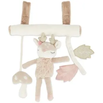 Bieco Activity Toy Fawn Ella jucărie suspendabilă contrastantă