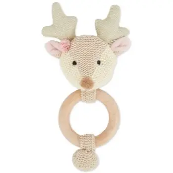 Bieco Grasping Toy with Rattle Fawn jucarie cu zornăitoare