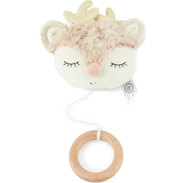 Bieco Musical Toy Fawn Ella jucărie suspendabilă contrastantă cu melodie 0 m+ 1 buc