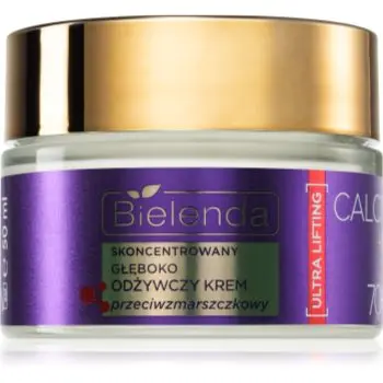 Bielenda Calcium + Q10 Concentrated deeply nourishing anti-wrinkle cream for day 70+ crema de zi pentru contur si fermitate