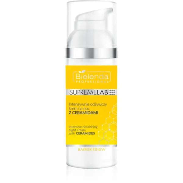 Bielenda Professional Supremelab Barrier Renew Cremă de noapte intens nutritivă cu ceramide 50 ml