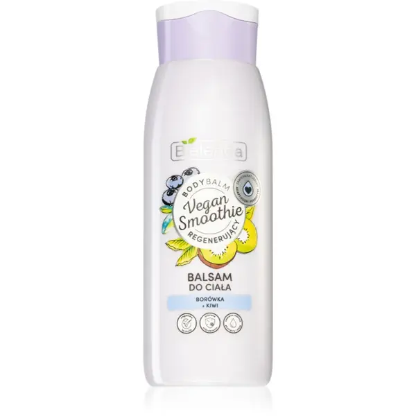 Bielenda Vegan Smoothie Blueberry + Kiwi balsam de corp hidratant 400 ml