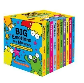 Big Emotions Tiny Monsters 10-Book Collection: Manners, Behaviours and Feelings, Box Set/Sweet Cherry Publishing