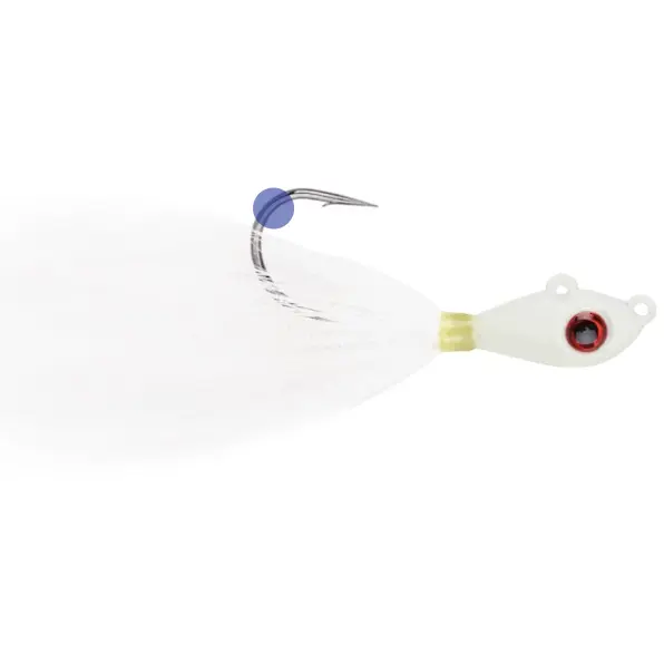 Big Eye Bucktail Green Glow/White Glow 14g