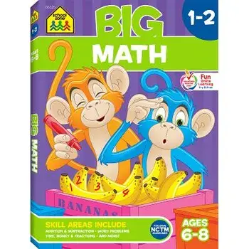 Big Math 1-2, Paperback/School Zone Staff