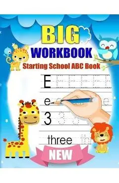 Big Workbook Starting School ABC Book: handwriting practice books for kids + Preschool Math Workbook for Toddlers Ages 2-4: Beginner Math Preschool Le - Teacherkids Homenew