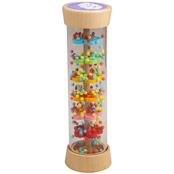 BigJigs Toys Jucarie senzoriala interactiva BigJigs Toys, Picaturi de ploaie, creaza sunete si efecte vizuale, 12 luni+