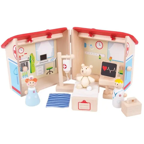 BigJigs Toys Mini Spitalul animalelor
