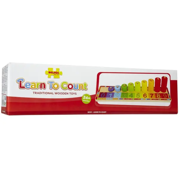 BigJigs Toys Numaratoare cu discuri colorate Big Jigs
