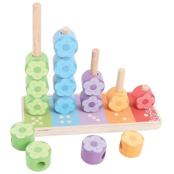 BigJigs Toys Numaratoarea florilor
