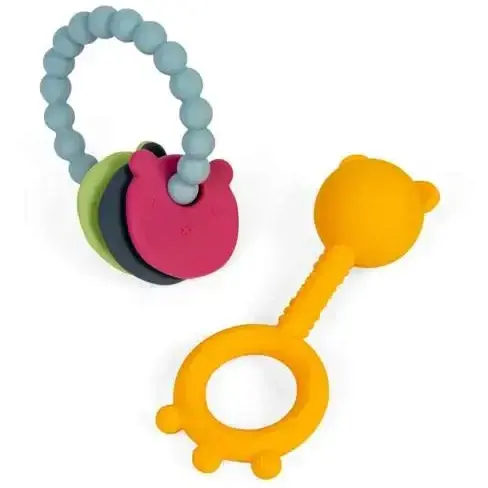 BigJigs Toys Set 2 jucarii dentitie - Ursulet