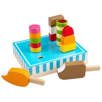 Bigjigs Toys Wooden Ice Lollies set de jucării din lemn