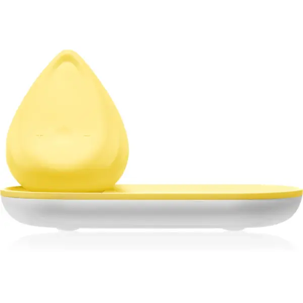 Biird Evii vibrator cu suport de încărcare Yellow 7 cm