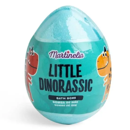 Bila efervescenta de baie Little Dinorassic Surprise Bath Bomb Martinelia albastru