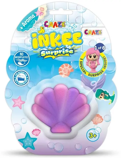 Bilă parfumată pentru baie Craze Inkee - Cu surpriză