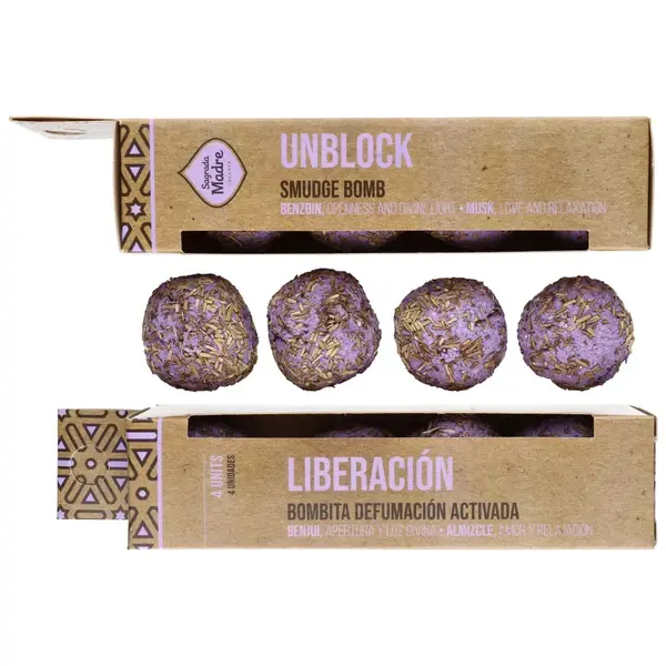 Bile de fumigatie Sagrada Madre, set 4 bucati LIBERATION